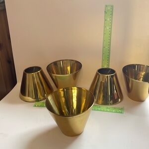 Brass lamp shades
